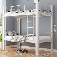 Dortoir Offre Spéciale Lits superposés en acier pour enfants et adultes Lits superposés durables en métal pour l'auberge
