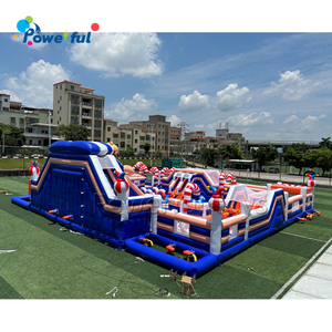 Parc à thème espace gonflable extérieur enfants jouant au parc aquatique parcours du combattant autour du parc pour la <span class=keywords><strong>location</strong></span> d'événements - Product Image 2