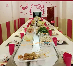 Dönen tencere ekipman, ticari Self-Service döner tabla, döner suşi konveyör bant ekipmanları - Product Image 5