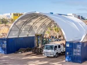 Outdoor Shipping Container Shelter Container <strong>Side</strong> Tent Container <strong>Side</strong> <strong>Canopy</strong> - Product Image 2