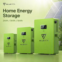 Système d'alimentation solaire de secours hors réseau BLUETTI de petite taille 2 kW, 3 kW, 5 kW pour réfrigérateur, téléviseur, ventilateur, ordinateur portable, éclairage, maison, magasin et clinique