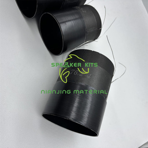 Venta caliente alambre plano de aluminio puro <span class=keywords><strong>2</strong></span>,5 "3" 75,5 76,2mm bobina de voz de aluminio negro accesorios de altavoz de bobina de Subwoofer de coche - Product Image 6
