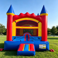 Castillo Inflable de PVC para Niños, Brincolín para Fiestas Infantiles, Castillo Inflable Comercial para Niños