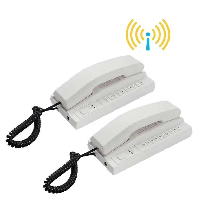 Videw 2,4 GHz 433MHz Wireless Audio Intercom System Telefon Sichere Mobil teile erweiterbar für Warehouse Office Home