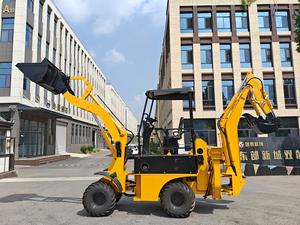 Moteur diesel 30HP 50HP à usage agricole Mini pelle rétrocaveuse tracteur chargeuse sur pneus à vendre - Product Image 4