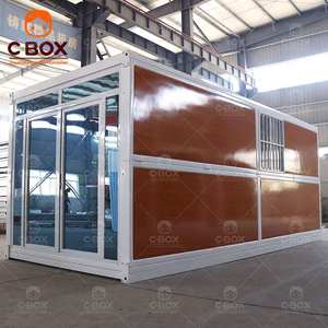 Cbox Upgrade, hôtel capsule moderne préfabriqué modulaire mobile, café, bar de plage, kiosque, bungalow, maison conteneur pliable - Product Image 1