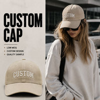 Casquettes de baseball beiges 2026 personnalisées avec logo brodé – Casquette de baseball tendance 6 panneaux de haute qualité