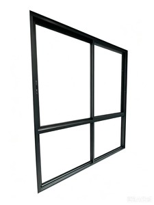 ราคาหน้าต่างบานเลื่อนอลูมิเนียมแบบร่วมสมัย รุ่น Plant Cost 100  พร้อมกระจกสองชั้นกันความร้อน ทนลม  ขอบหน้าต่างปรับแต่งได้ - Product Image 3