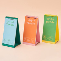 Calendrier hebdomadaire de bureau transfrontalier simple pour l'auto-discipline, le travail et les études, avec suivi des points de présence, planificateur réutilisable en papier artistique