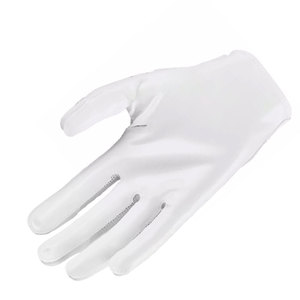 Guantes de Fútbol Americano Blancos para Receptor, con Palma de Silicona Ultra Grip, Protección para las Manos del Jugador - Product Image 6