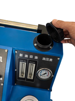 Machine de lavage entièrement automatique pour système de lubrification automobile avec réservoir de 20 L, 12 V CC, 150 W, pour le nettoyage du moteur sans démontage