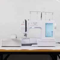 Machine à broder domestique automatique MYSEW M9 haute vitesse 72W pour t-shirts, machine à broder plate informatisée pour la maison