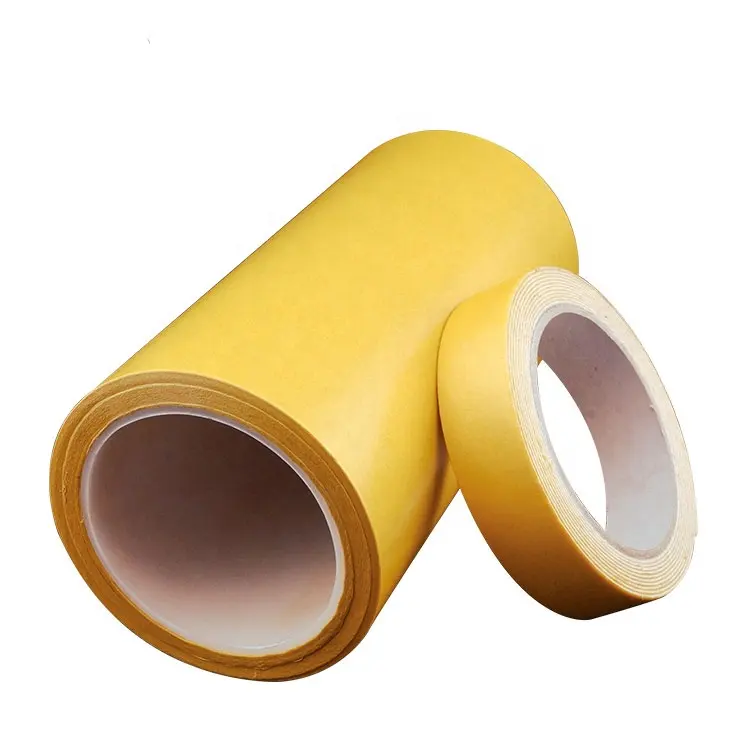 Custom Design Super Thick 205 Microns Adhesive Jumbo roll Double Sided PVC Tape