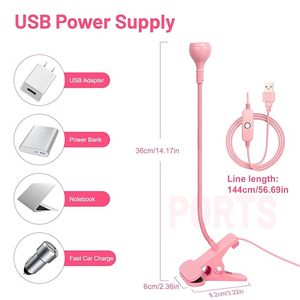 Lampe à ongles portable 3W flexible à col de cygne pour séchage rapide, lumière de polymérisation pour vernis gel, Plug-and-Play, pour usage domestique - Product Image 4