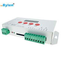K-1000C Offre Spéciale avec carte SD DC5-24V 2048 Pixels Adressable LED DMX 512 Adressable Led Strip Contrôleur programmable