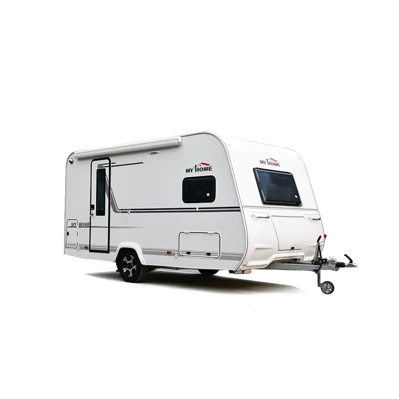 Rv camper trailer 19ft 5.9m, trailer karavan mewah rv camper kendaraan ekspedisi Kemah perjalanan luar ruangan