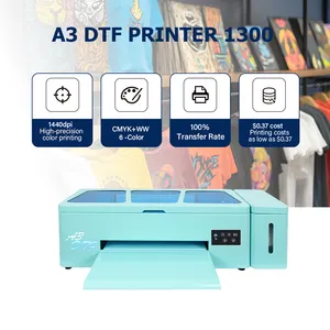 EraSmart automatischer digitaler 13-Zoll-A3- 30cm 1390 DTF-Drucker für T-Shirts Wärmeübertragung Druckmaschine für kleine Unternehmen