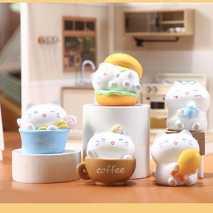 ฟิกเกอร์ Yu Mo Meow Meow แบบกล่องสุ่ม งานเรซิ่น ของตกแต่ง ของขวัญ ของเล่น รูปปั้น - Product Image 5