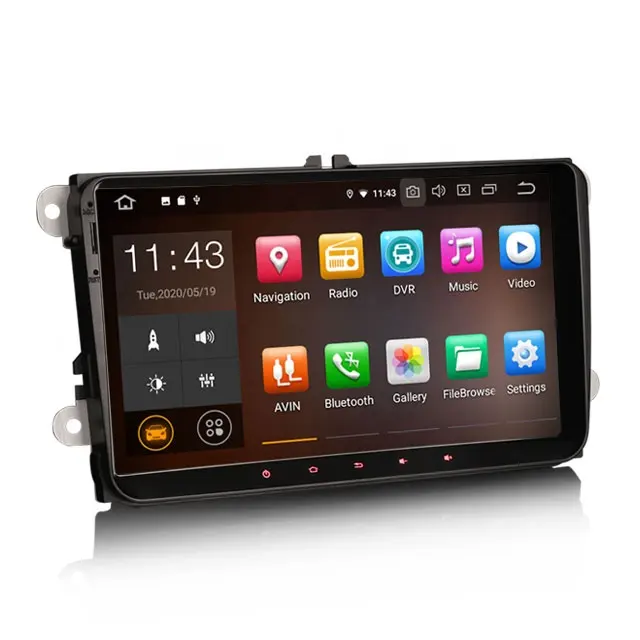Erisin ES5118V 4G WiFi DAB android 10,0 TPMS GPS автомобильная навигация для vw Amarok Scirocco Mk3 Sharan Seat Altea Skoda Fabia