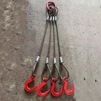 Sangle de levage en acier galvanisé pour conteneurs offshore avec manilles et crochet de suspension Garantie 1 an Marque Jeri