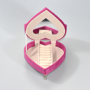 Portagioie a Forma di Divano Fuxin con <span class=keywords><strong>Specchio</strong></span> per Anelli e Collane - Product Image 2