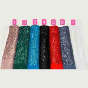Nastro in Pizzo Europeo Americano Africano, Tessuto a Maglia con Perline e Ricami, Broccato 100% Seta per Accessori - Product Image 4