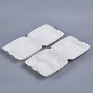 Sinh Thái Thân Thiện Với Microwavable Mfpp Để Đi Nhà Hàng Hộp Ăn Trưa Thực hiện Có Thể Tái Chế Đi Vỏ Sò Bản Lề Nắp Thực Phẩm <span class=keywords><strong>Container</strong></span> - Product Image 2