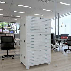 Carte bon marché Classeur Architectural Données Carte Cabinet Site Information Stockage Base en acier Carte Tiroir Cabinet - Product Image 2