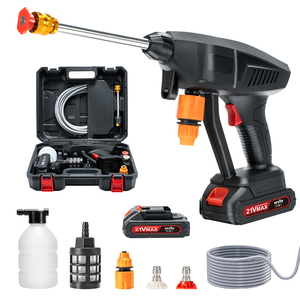 Xách tay xe máy giặt mạnh mẽ không dây rửa nước không dây máy bay phản lực bọt Súng xe làm sạch Máy giặt mini máy giặt áp lực cho rửa xe - Product Image 1