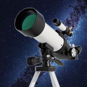 F70400 Astronomisches Teleskop Weiß-Schwarz Hochauflösende Vergrößerung für Sternbeobachtung Mondbeobachtung Geschenk-Teleskop - Product Image 5