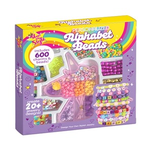 Jouets DIY perlés pour enfants 2026 : Colliers et bracelets créatifs faits à la main pour filles, perles pour l'entraînement de l'amblyopie - Product Image 1