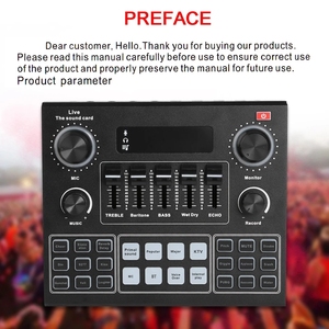 V9 Audio <strong>Sound</strong> <strong>Card</strong> Set USB <strong>External</strong> <strong>Sound</strong> Adapter 3.5mm Headset Live Studio Microphone <strong>Sound</strong> Adapter for PC Phone <strong>Computer</strong> - Product Image 4