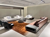 Diseño contemporáneo de Italia Roger 3D modular seccional moderno sofá conjuntos