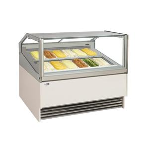 2025 vendita calda dell'hotel del supermercato del gabinetto di gelato commerciale personalizzato 12 padelle <span class=keywords><strong>vetrina</strong></span> dell'esposizione del gelato - Product Image 1