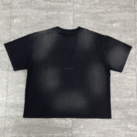 Fabricants de vêtements personnalisés, impression sérigraphique, t-shirt lourd, surdimensionné, ample, t-shirt délavé à l'acide, délavé au soleil, pour hommes