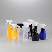 Vente en gros de flacons pulvérisateurs en plastique PET de 500 ml, 600 ml, 750 ml, vides, pour le nettoyage ménager et les soins de la peau, couleur personnalisée, OEM