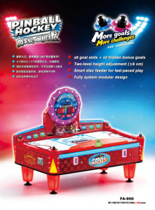 Tavolo da Air Hockey a Moneta con Funzione Pinball, Modalità Singola e Multi-palla, Sensore di Movimento, Gioco Interattivo in Legno, 1 Anno di Garanzia - Product Image 6