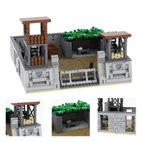 NOUVEAU Kit de construction de scène de base militaire MOC Briques Modèle Simulation Guerres DIY Jouets éducatifs créatifs pour enfants MOC5070