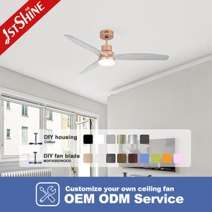 1stshine Ventilateur de plafond à LED 3 pales en plastique transparent <span class=keywords><strong>Power</strong></span> Saving Fancy 52 Inches Led Ceiling Fan Light - Product Image 4