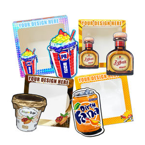 Imprimé personnalisé Unique Spécial Découpé Forme Irrégulière Comestible Cali Packs 8e Bouchon Anti-Odeur 3.5 Die Cut Mylar Sacs avec Boîtes - Product Image 1