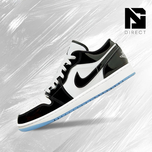Air Jordan 1 Low Se 'concord' Chaussures de style décontracté pour la marche, baskets de basketball à lacets - Product Image 1