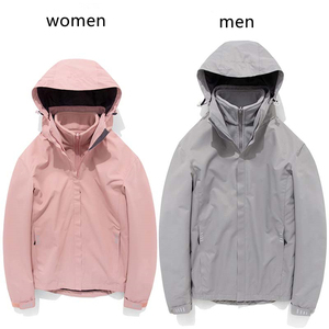 Chaqueta de <span class=keywords><strong>montaña</strong></span> 3 en 1 OEM para hombre y <span class=keywords><strong>mujer</strong></span>, impermeable para exteriores, cortavientos, forro polar, impermeable, hecho de fábrica - Product Image 1