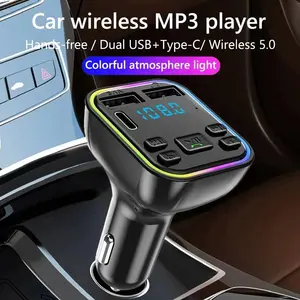 Typ-C USB drahtloses Radio-Bluetooth-Kit Freis prec heinrich tung MP3-Player Bluetooth-FM-Sender für Fahrzeug