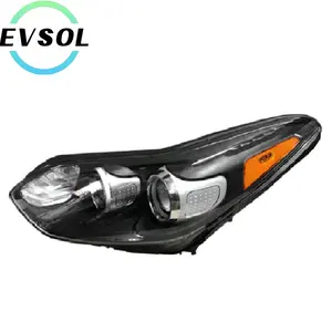 Auto Bagian LED Lampu Depan Kuning Lampu Kepala Lampu Halogen Halogen Halogen & Xenon Lampu Depan untuk Kia Sportage 2017 2018