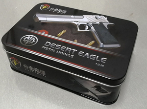 합금 제국 금속 총 모형 100mm 홀스터 금속 장식 공예품 소장용 소년 장난감 - Product Image 3