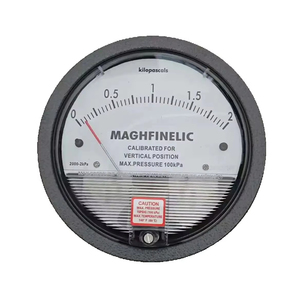 เกจวัดแรงดันต่าง TE-2000 แบบอนาล็อก 0-60Pa ± อากาศ ห้องปลอดเชื้อ 1/8 NPT เกลียว เครื่องวัดแรงดันต่าง - Product Image 3