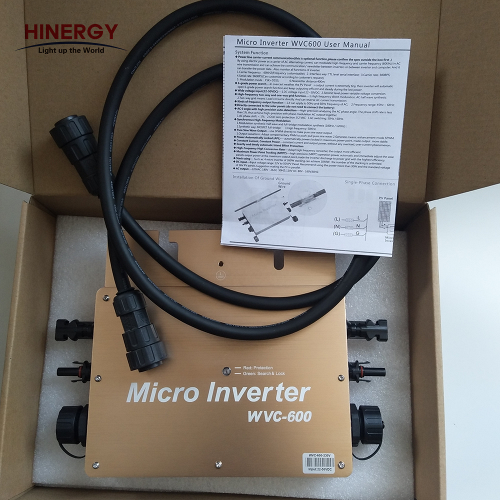 高品質のソーラーグリッドタイは、マイクロインバーター100w 200w 300w