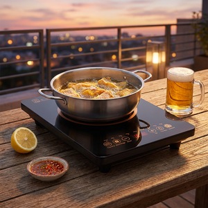 Cuisinière <span class=keywords><strong>à</strong></span> <span class=keywords><strong>induction</strong></span> simple haute puissance, cuisinière électrique <span class=keywords><strong>pour</strong></span> restaurant, hôtel, <span class=keywords><strong>plaque</strong></span> chauffante commerciale de grande taille KI02023 - Product Image 3