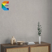 Papel Tapiz Comercial para Proyectos Hoteleros, Clase A, ASTM E84, Diseño Espigado de 54 Pulgadas, Revestimiento de Pared de PVC con Respaldo de Tela