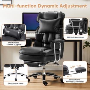 <span class=keywords><strong>Silla</strong></span> <span class=keywords><strong>de</strong></span> oficina moderna personalizable ejecutiva ergonómica <span class=keywords><strong>de</strong></span> cuero blanco hierro metal diseño contemporáneo fábrica <span class=keywords><strong>de</strong></span> sillas giratorias - Product Image 6